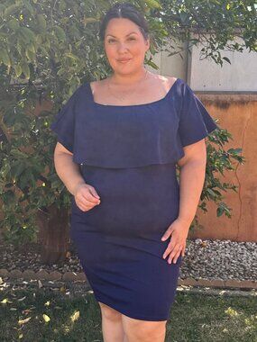 AX Paris Navy Dress 22